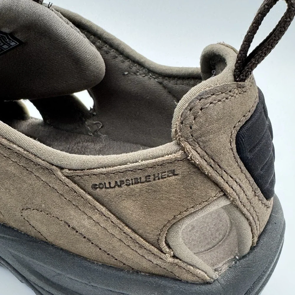 Teva Kimtah‎ Waterproof Leather Sandals Mens 8 Collapsible Heal Hiking Fishing